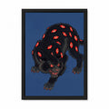 Black Panther Eyes Framed Wall Art