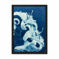 Blue Lily Botanical Framed Wall Art
